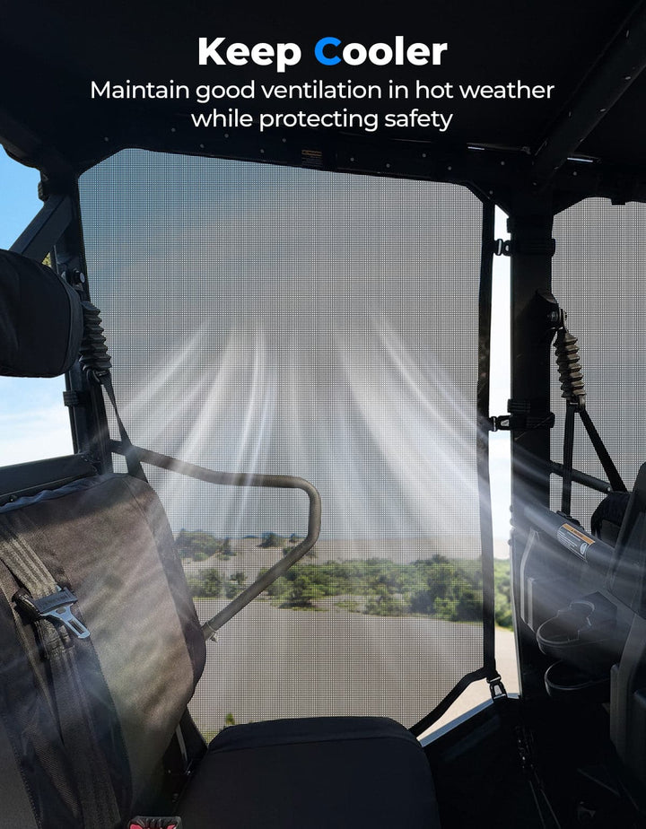 Side Window Net Doors for Tracker 800SX CREW - Kemimoto