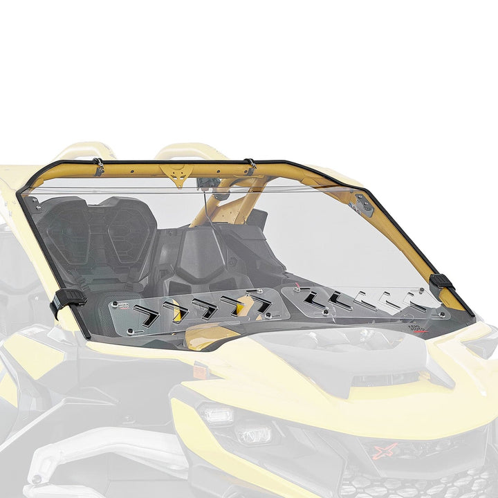 Vented Front Full Windshield for Can Am Maverick R 2024+ - Kemimoto