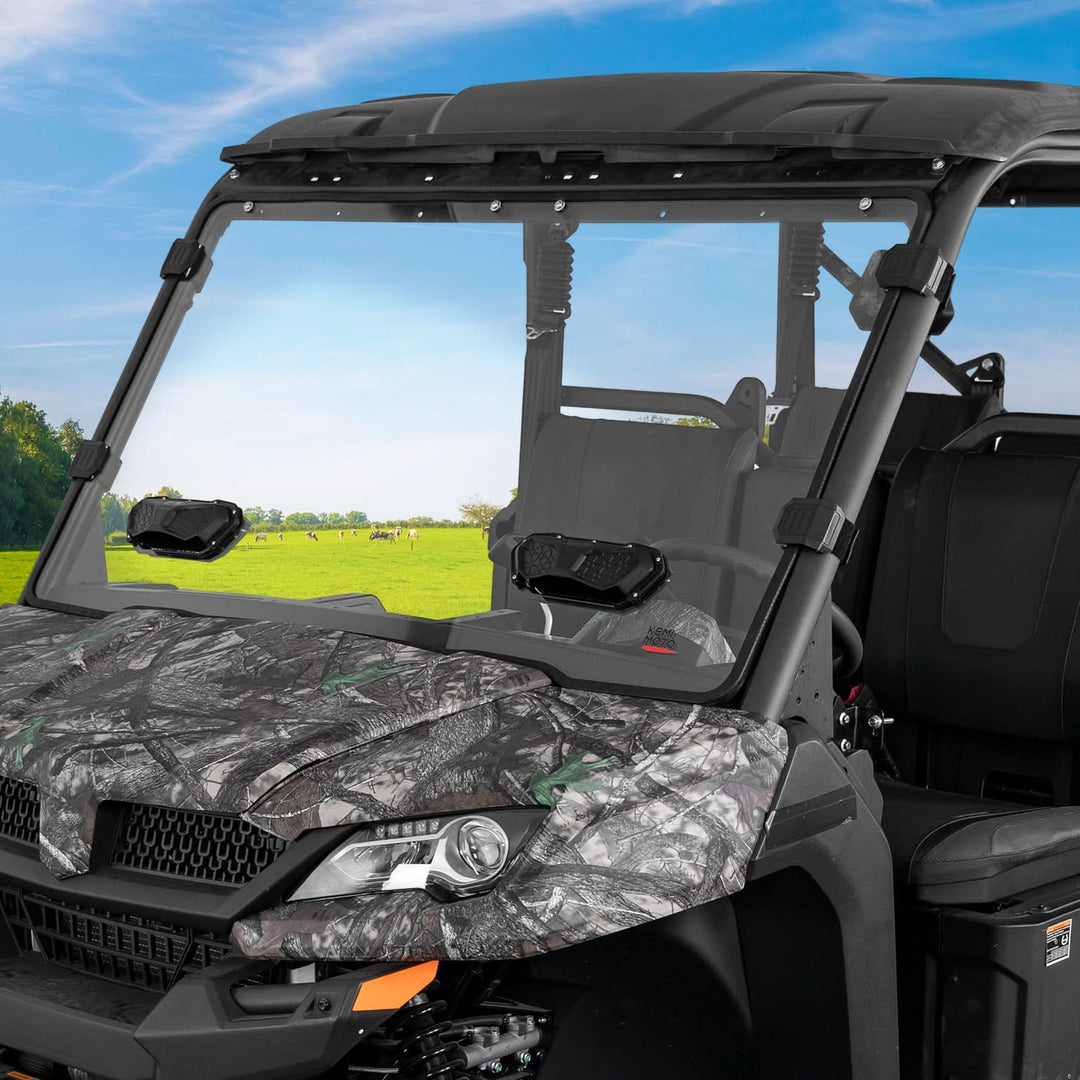 Vented Front Windshield for CFMOTO UFORCE 1000|1000 XL 2022-2025 - Kemimoto