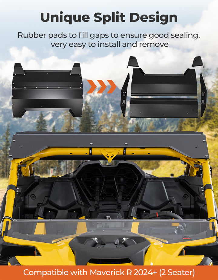 Aluminum Roof for Can-Am Maverick R 2024+ - Kemimoto
