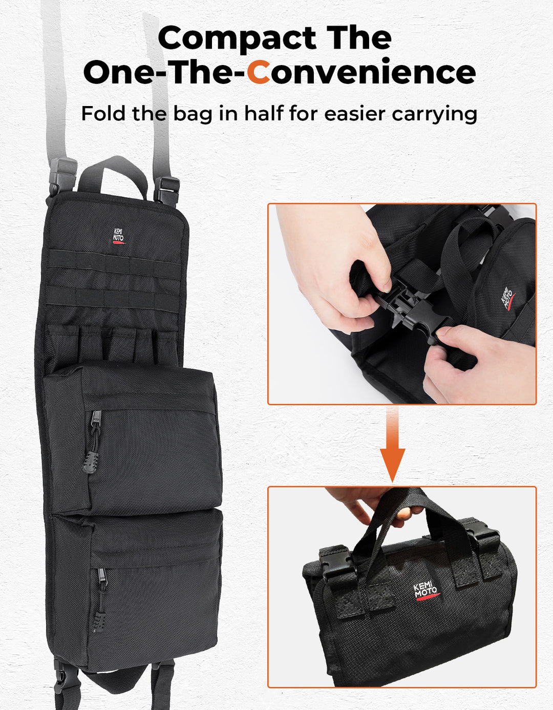 ATV 1680D Fender Bag Roll Up - Kemimoto