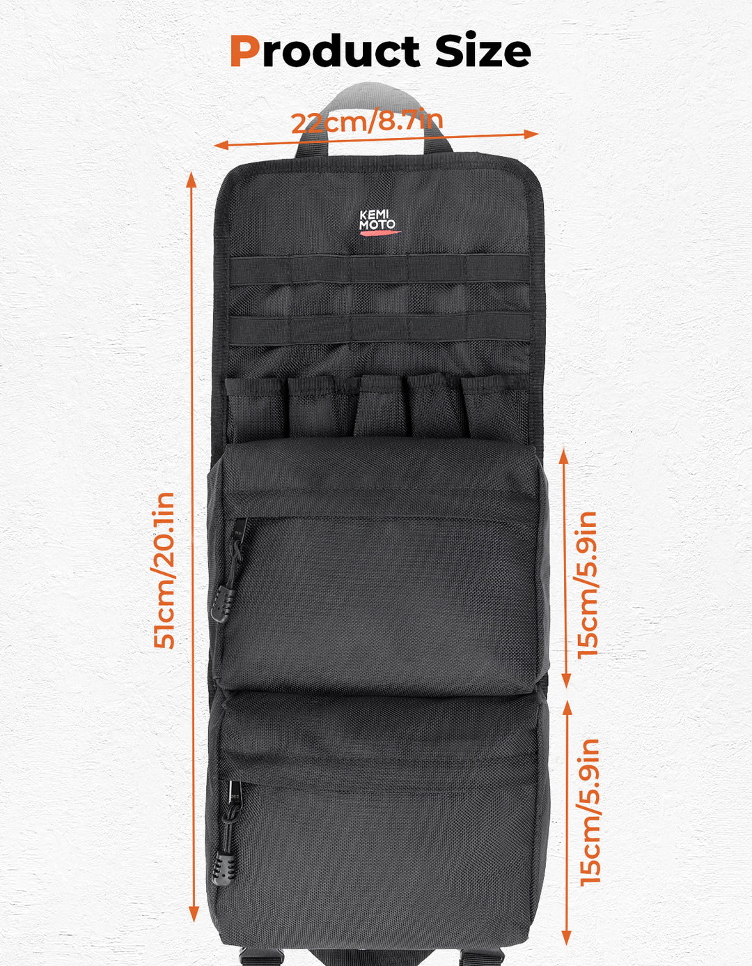 ATV 1680D Fender Bag Roll Up - Kemimoto