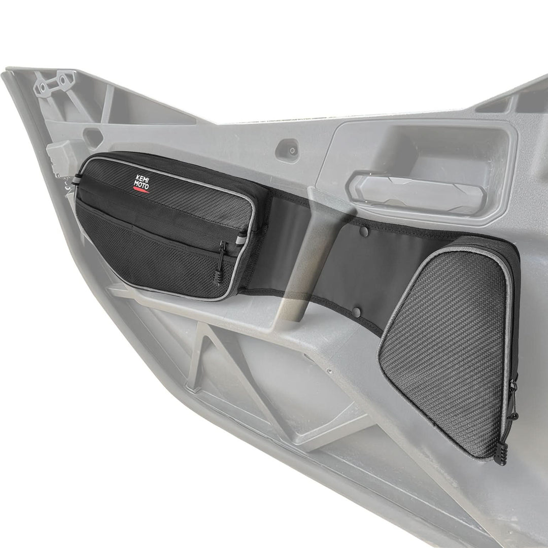 1Pair Door Bags with Knee Pads for Can Am Commander - Kemimoto