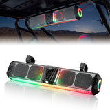 KEMIMOTO Midnight SL60 Gen1.5 Metal 26" RGB UTV Sound Bar for Can-am Golf Cart Marine 1"-2" Roll Bar
