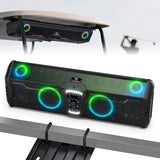 KEMIMOTO Midnight 90 Roof Soundbar 34" Golf Cart Bluetooth Sound Bar RGB Lights 800W MAX Speaker