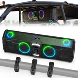 KEMIMOTO Midnight 90 Roof Soundbar For UTV Bluetooth 10 Speakers RGB Lights IP66 Waterproof