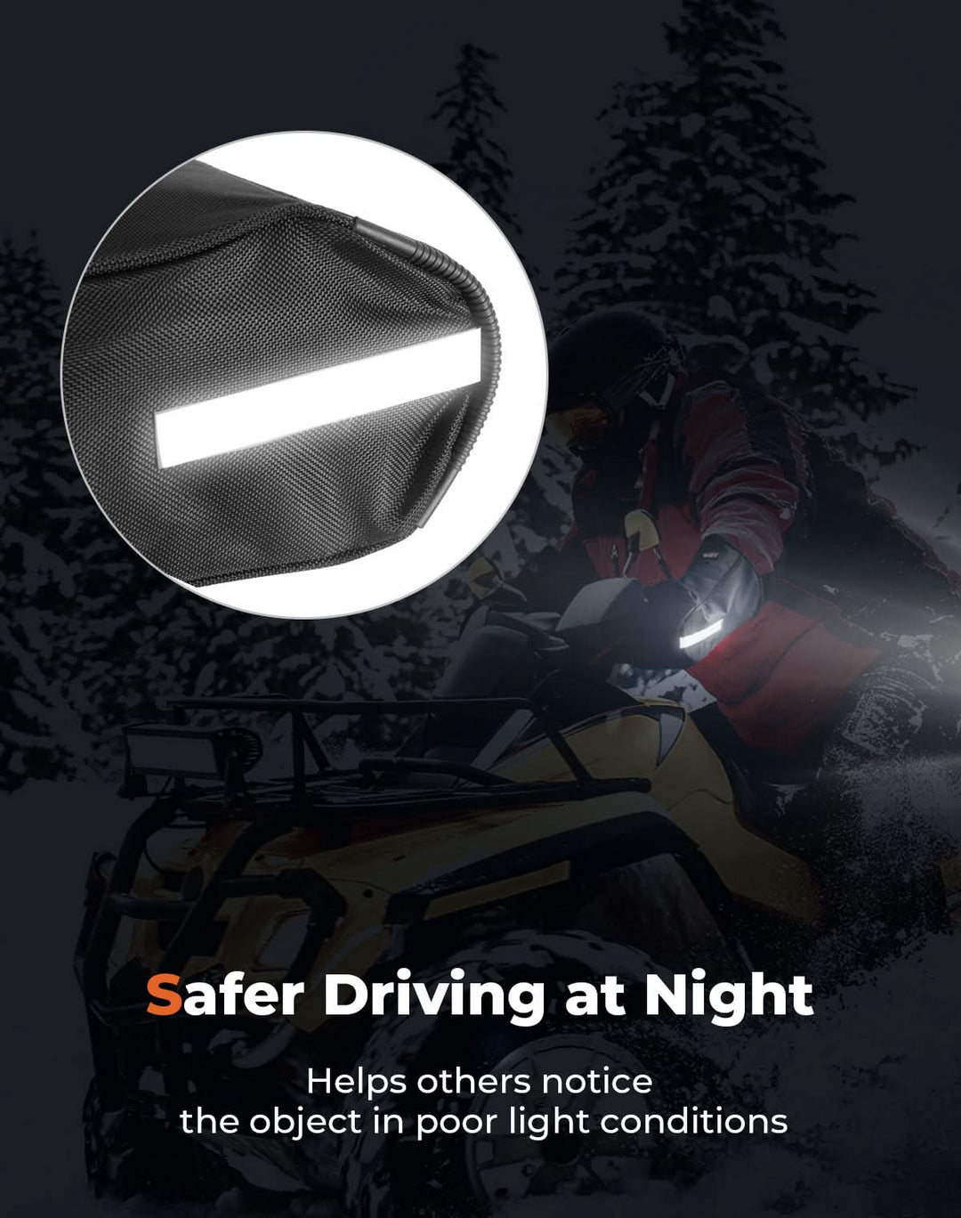 Upgraded ATV Waterproof Gloves for Motorcycle Sportsman Grizzly Scrambler FourTrax - Kemimoto