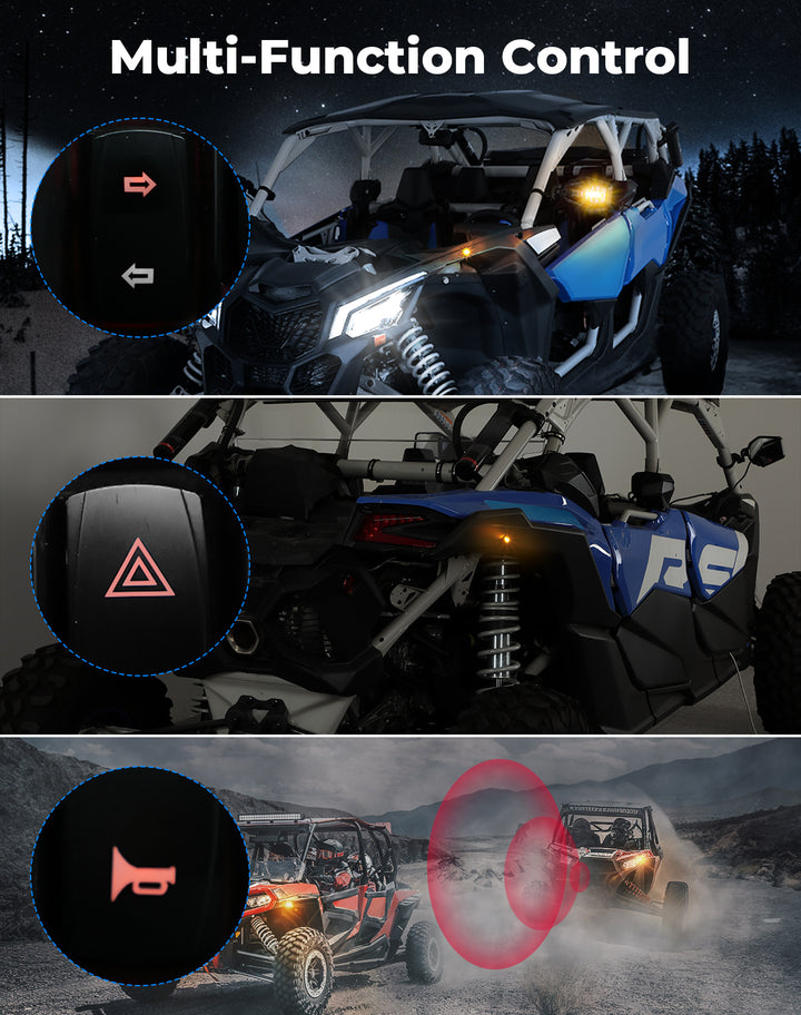 Turn Signal Harness: Synchronize KM Turn Signal Mirrors and Kits with One Switch - Kemimoto