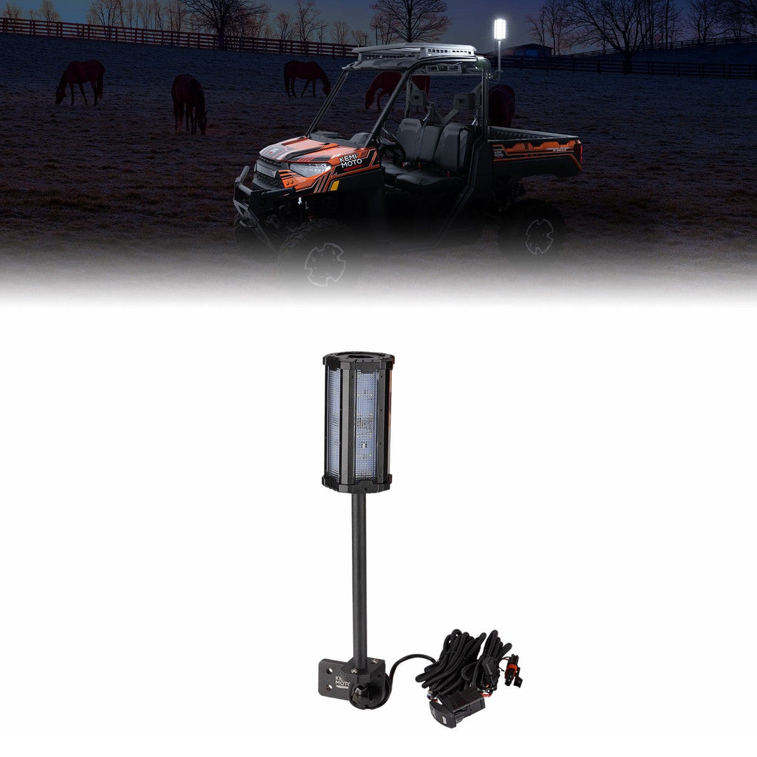 Upgraded Work Beacon Light for Polaris PRO XD/Ranger1000/XP 1000 2018-2025 - Kemimoto