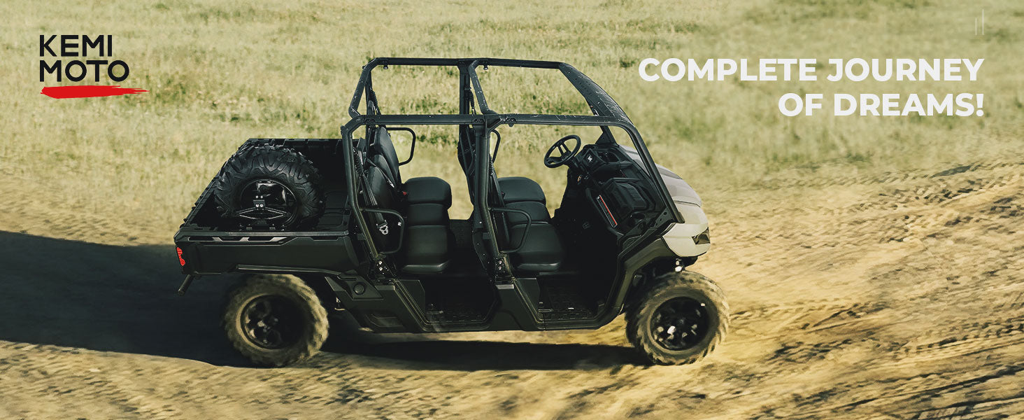 UTV Spare Tire Holder for Can-Am Defender HD5|7|8|9|10 - Kemimoto