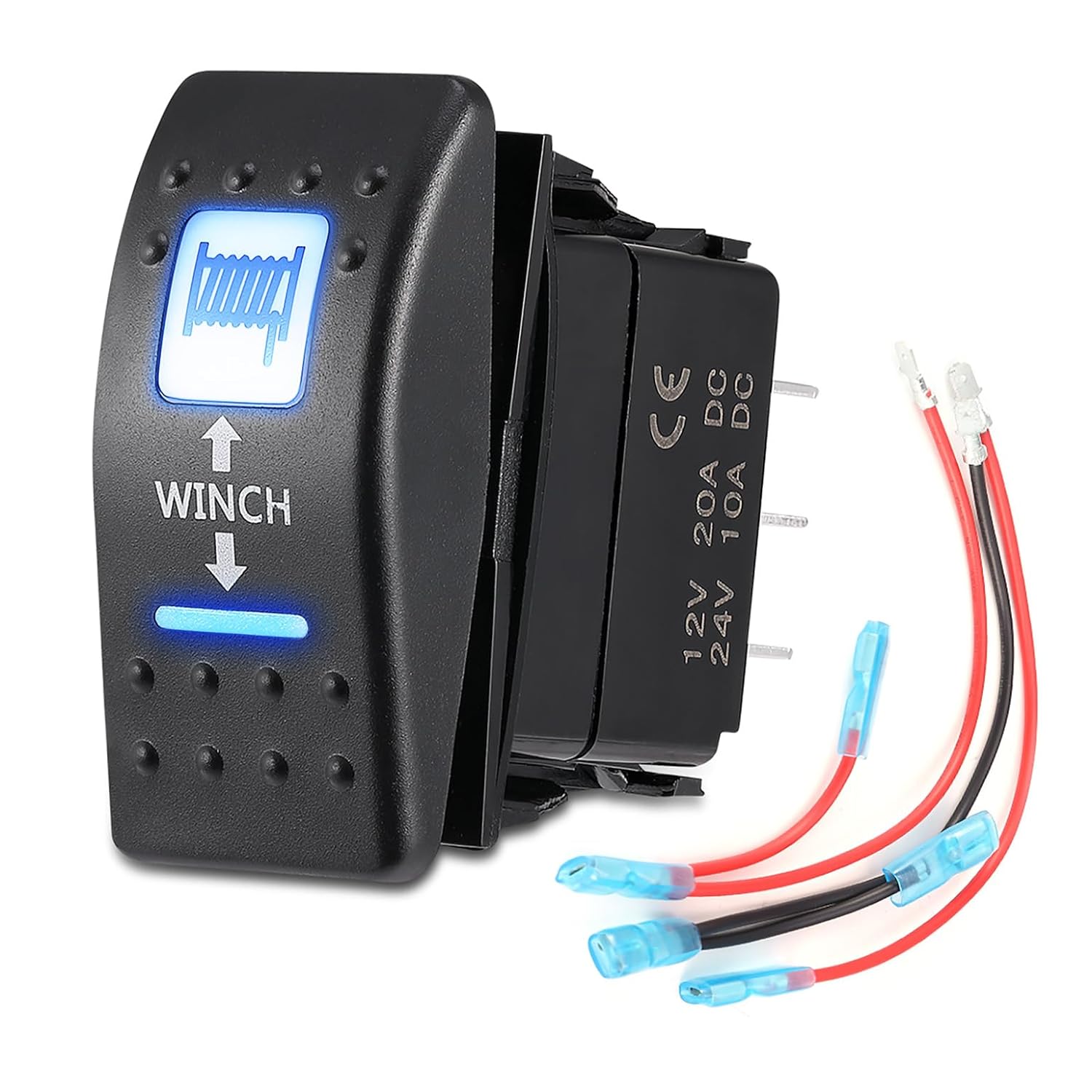 7Pin Winch Rocker Switches Fit Polaris – Kemimoto