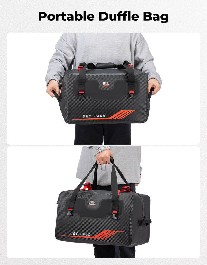 Waterproof Duffle Bag 45L Heavy Duty Marine Dry Bags for Sea-Doo LinQ - Kemimoto