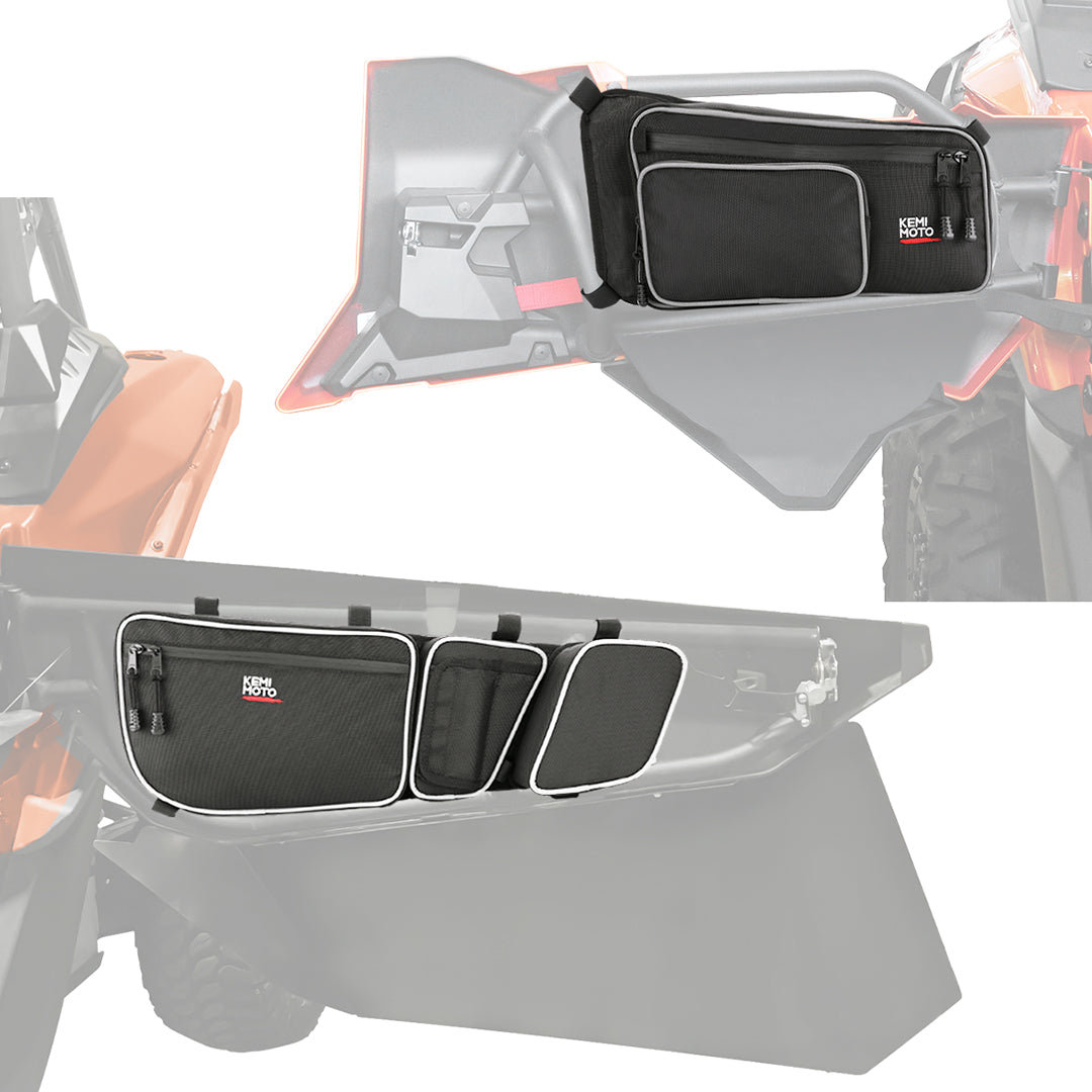 Front and Rear Door Bags for Can Am Maverick X3 Max