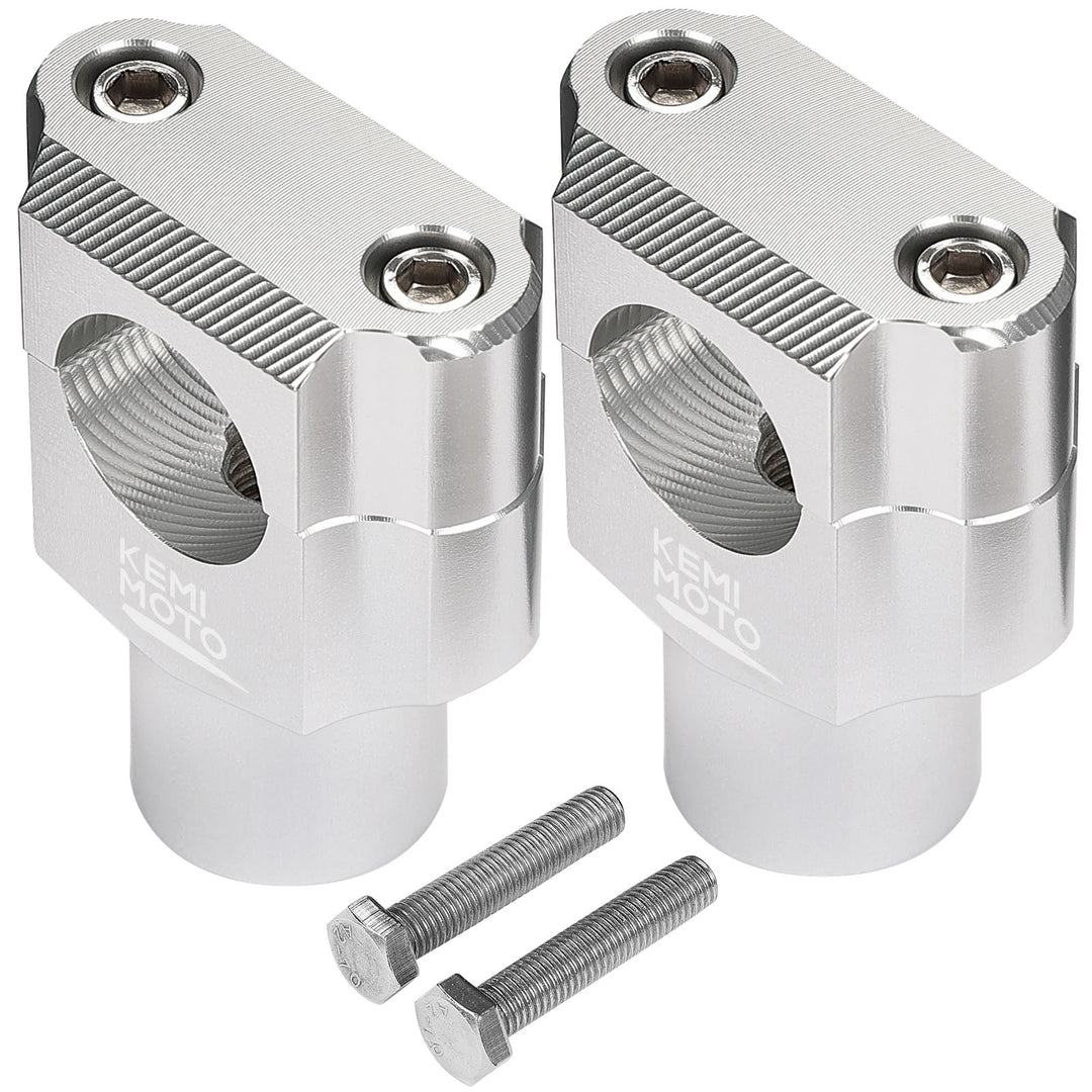 1 Inch Motorcycle Handlebar Risers, Aluminum Alloy Motorcycle Risers - Kemimoto