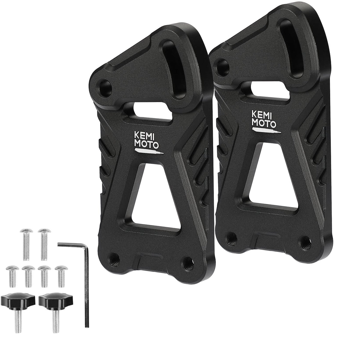 Motorcycle Windshield Risers Extension Adjustable Bracket for KLR 650 KLR650 - Kemimoto