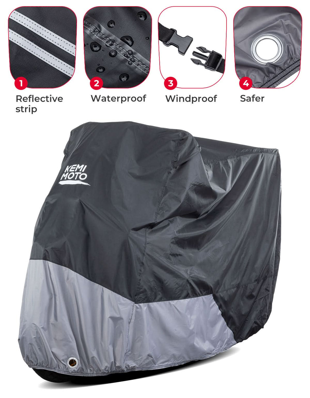 Motorcycle Cover Adventure for R1250 GS TENERE 700 KLR650 - Kemimoto