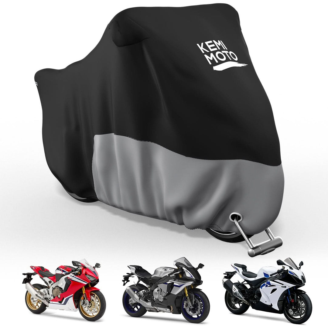 420D Motorcycle Cover for Sport Bike YZF-R1 R6 Ninja 400 Z400 ZX-6R - Kemimoto