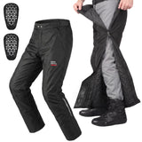 Full-Leg Quick-Off CE Armor Windproof Motorcycle Overpants
