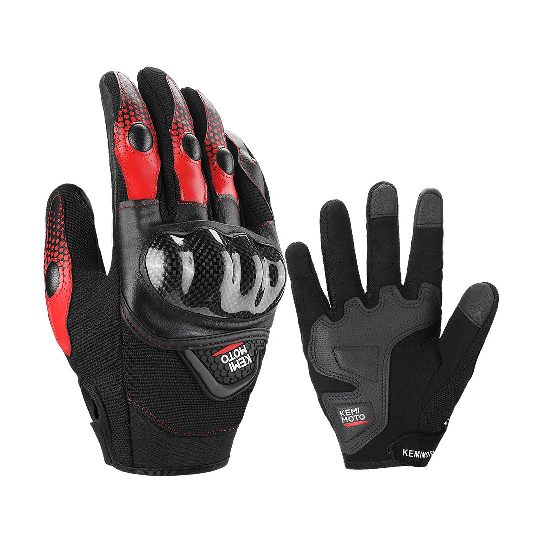 Motorcycle Riding Gloves (for Motorcross Dirt Bike ATV UTV) - Kemimoto