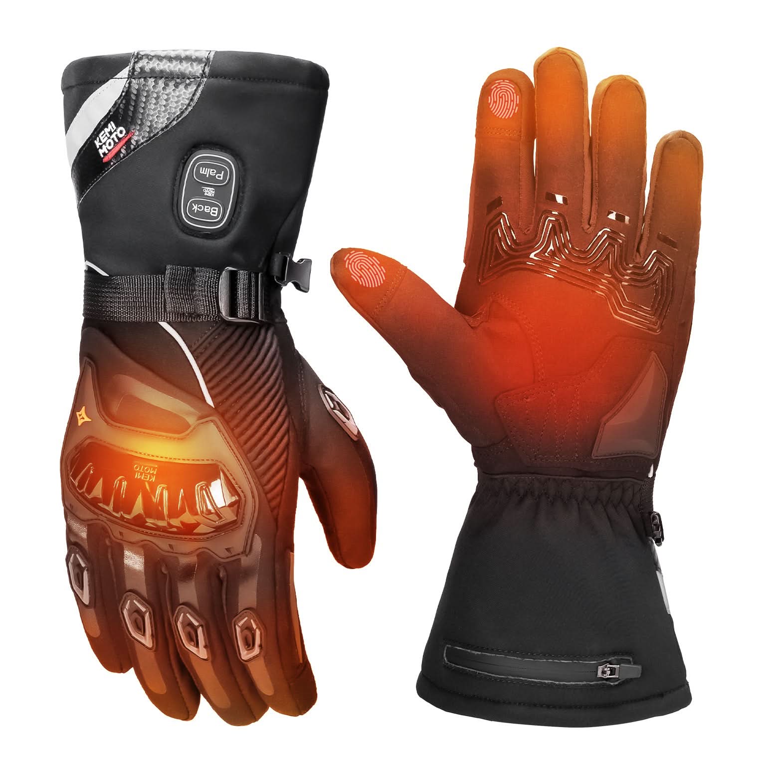 Guanti Invernali Unisex Per Ciclismo &ndash; Touch Screen, Impermeabili, Antiscivolo, Fodera Pile
