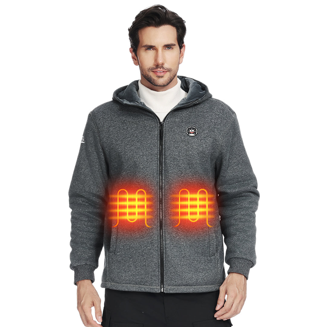Heated Hoodie with 12V Battery Pack - Kemimoto