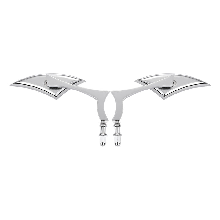 Chrome Spear Blade Mirrors for Street Glide Electra Glide Softail Dyna