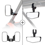 UTV 1.75" / 2" Side Mirror and Race Convex Mirror