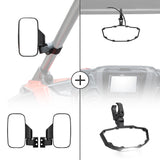 UTV 1.75" / 2" Side View Mirrors and Center Mirror