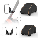 UTV Side View Mirror and Storage Cover for Polaris RZR