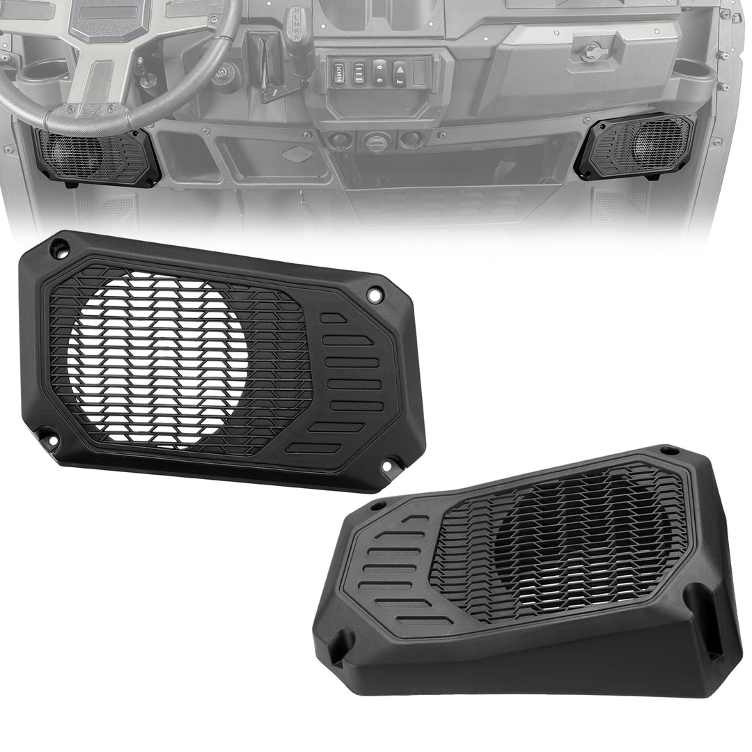 Under Dash Speaker Pods for Polaris Ranger XP 1000/Crew 2018-2025 - Kemimoto