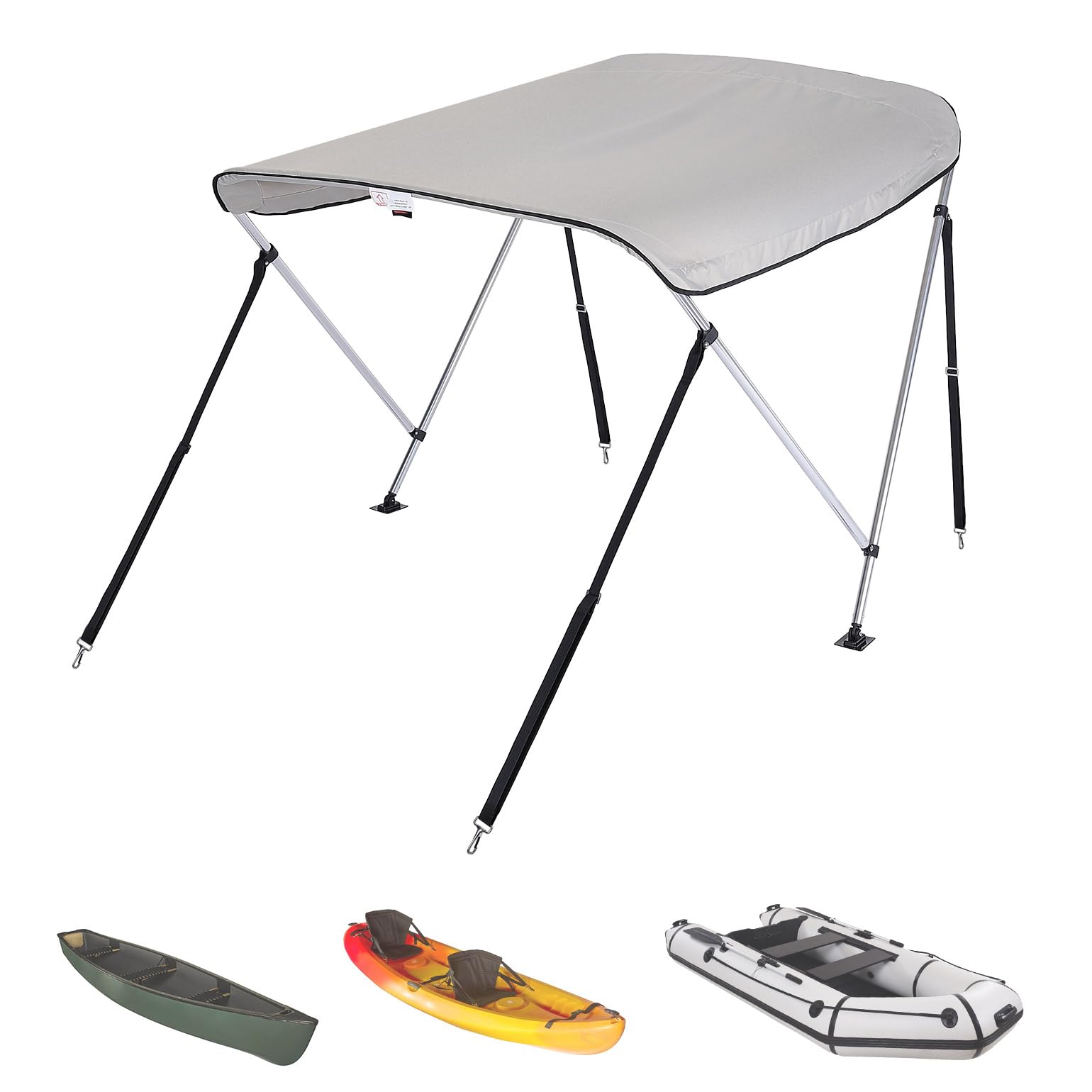 bimini tent 2 Bow Bimini Top Foldable 47''-55'' Width