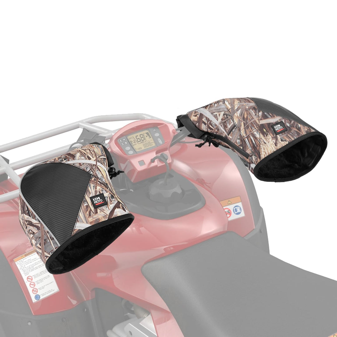 Snowmobile Gloves Water-Resistant ATV Handlebar - Kemimoto