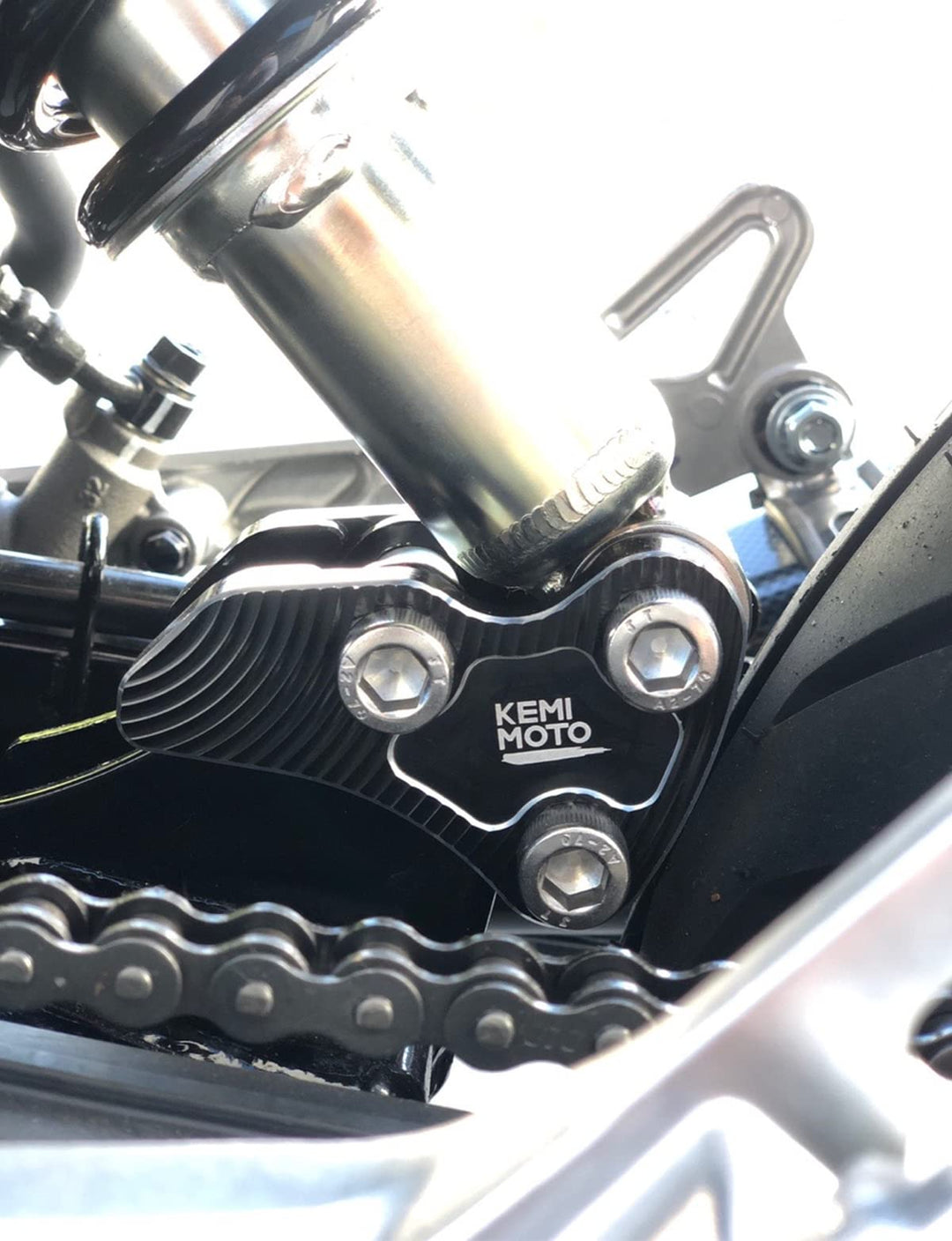 Aluminum Rear Shocks Lowering Kit for GROM MSX125 2022-2024 - Kemimoto