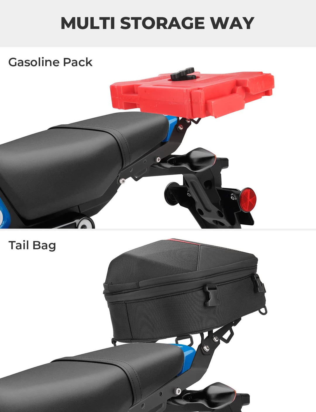 Rear Tail Storage Rack Fit Honda Grom (2022-2023) - Kemimoto