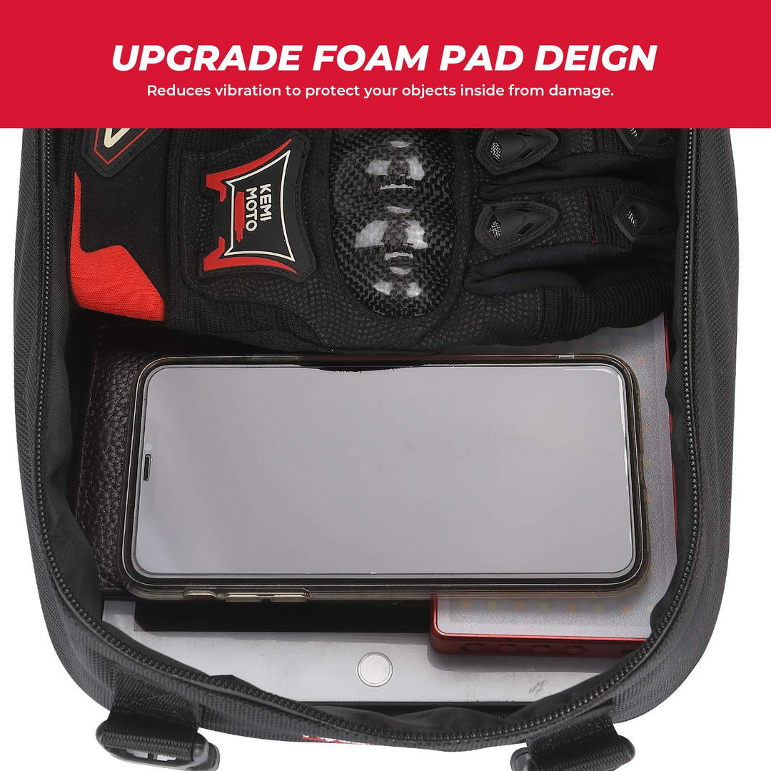 ATV Motorcycle Saddle Tank Bag w/Thermal Bag - Kemimoto