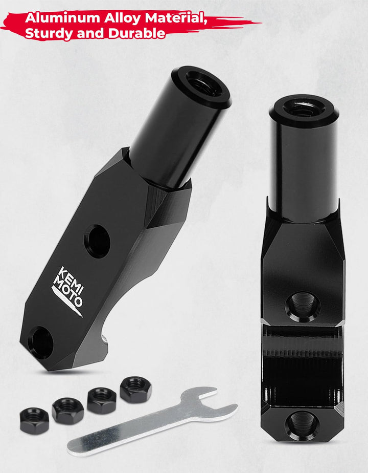 8mm Motorcycle Handlebar Mirror Adaptor Mount Holder for Sportster S 1250 - Kemimoto