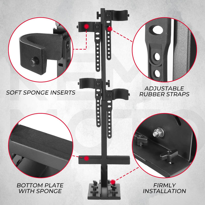 UTV Shotgun Holder, Floor Vertical Mount Holder - Kemimoto