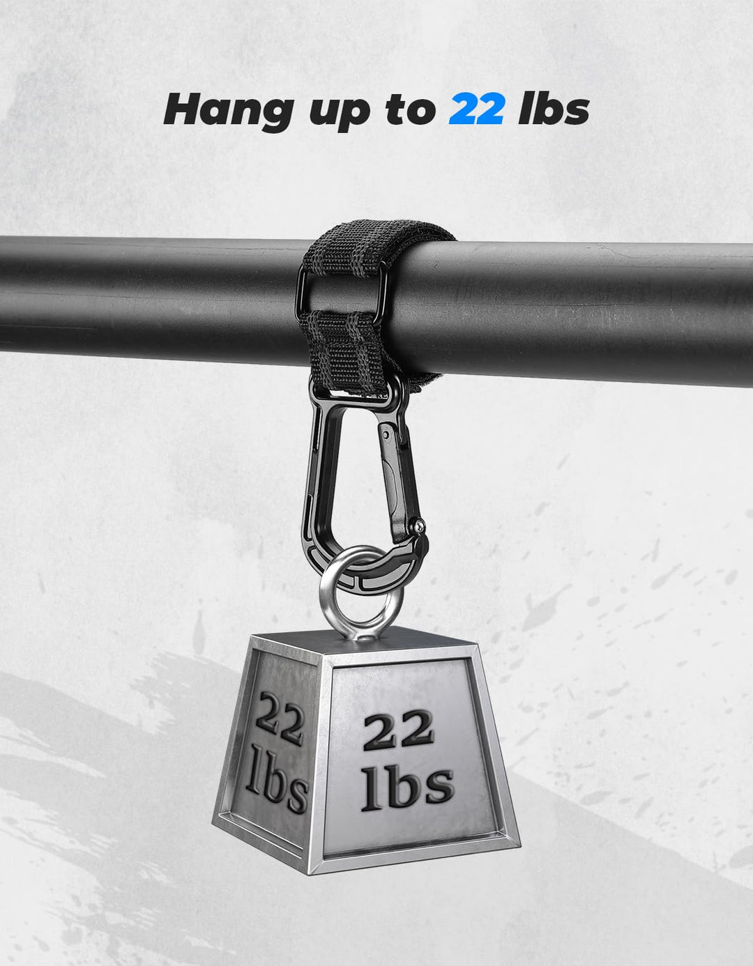 2 pcs UTV Helmet Hanger Hook fits 1.5" -2.0" Roll Bar for Polaris RZR, Can Am - Kemimoto