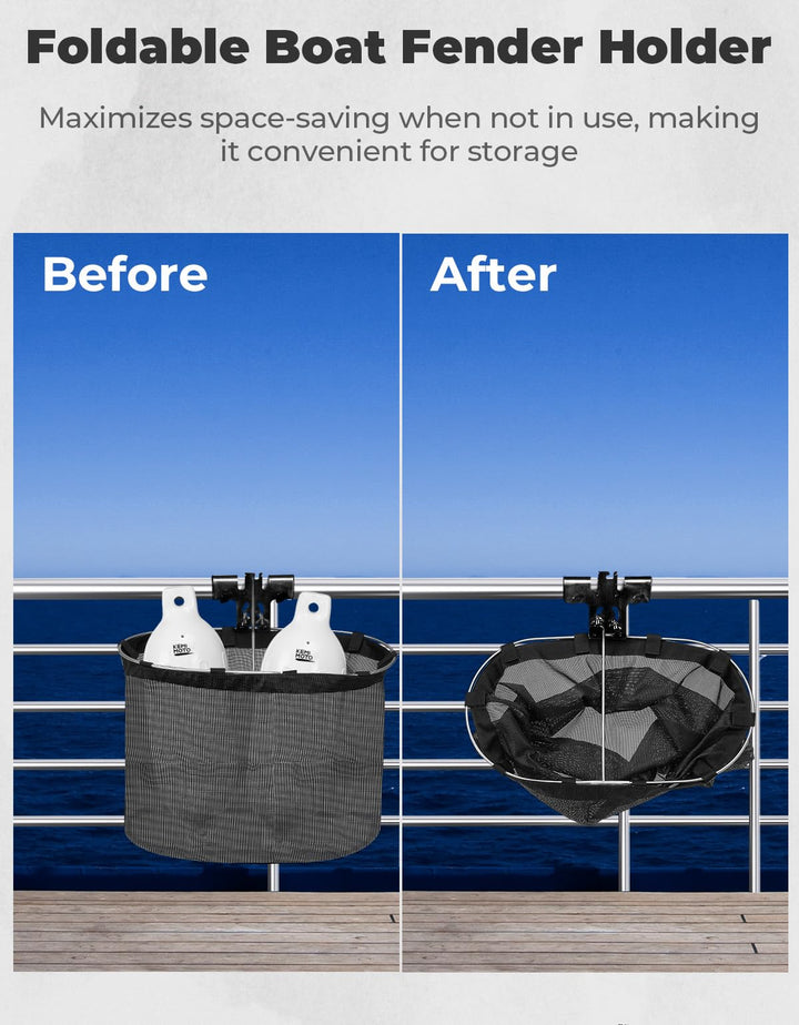 Durable Boat Fender Holders for Boat Bumper Below 10 Inches - Kemimoto
