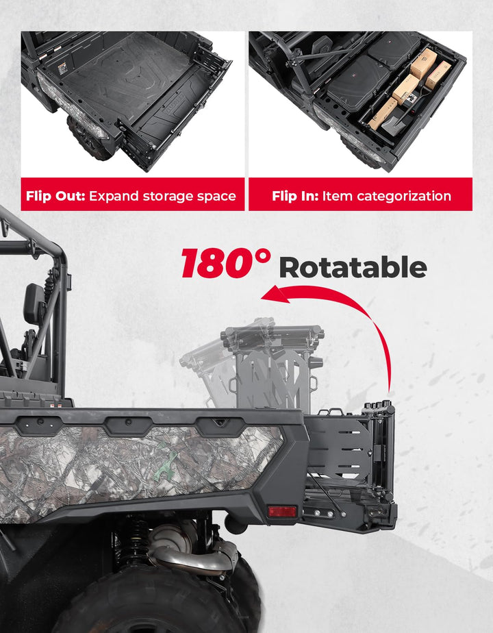 Bed Extender Tailgate Extension for CFMOTO Uforce 1000/1000 XL - Kemimoto