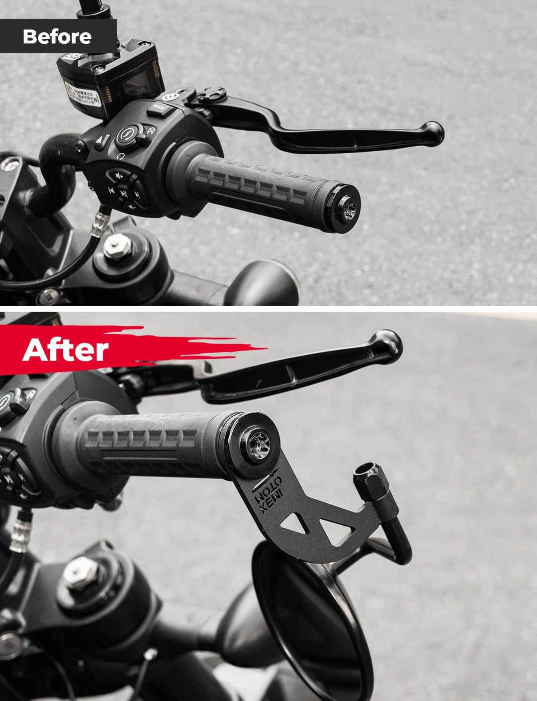 Motorcycle Rearview Mirrors Extenders Bracket for Sportster S RH1250 2021-2023