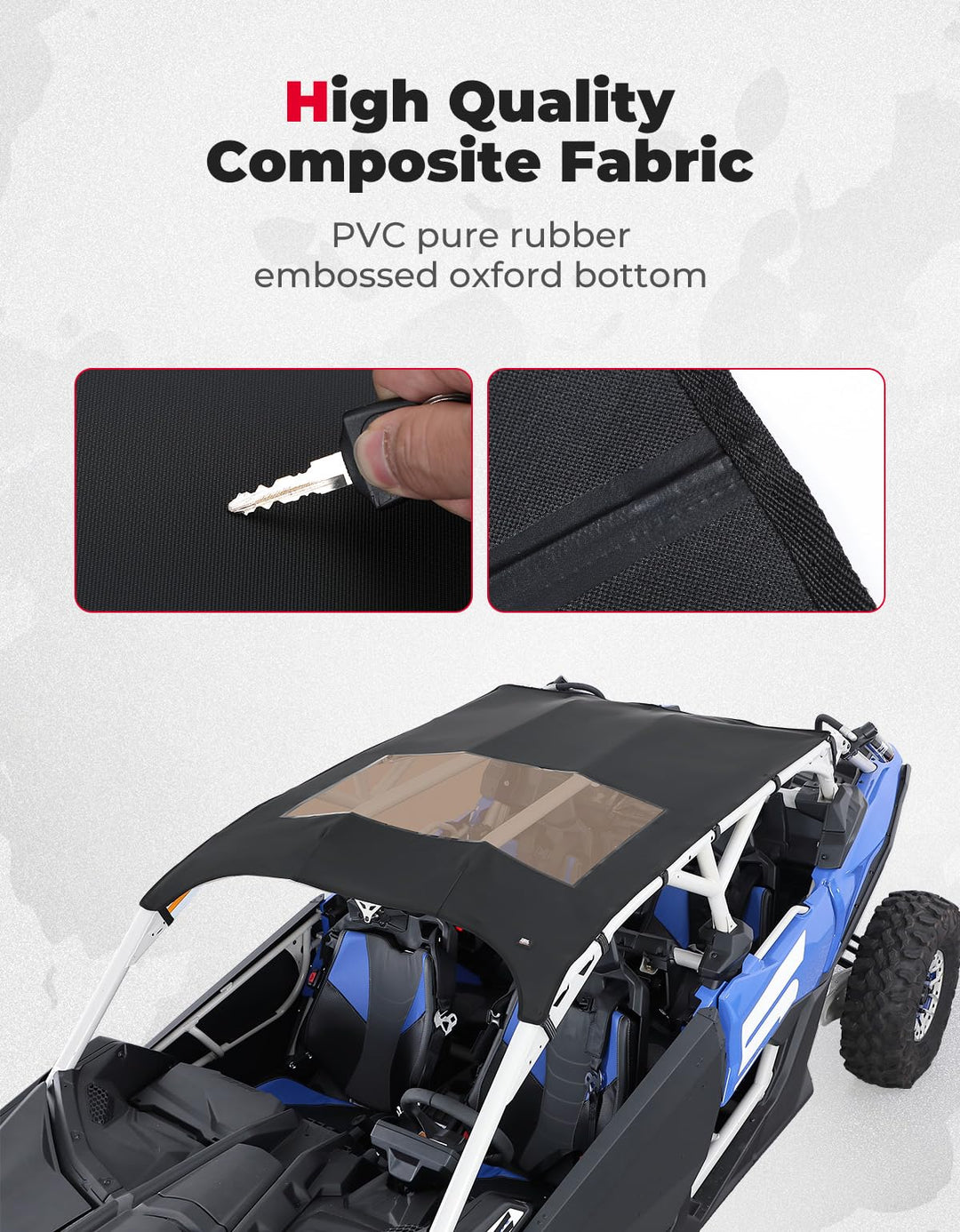 Canvas Soft Rooftop for Can-Am Maverick X3 Max -Kemimoto