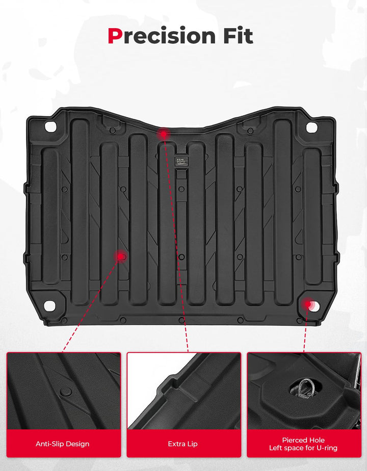 UTV Bed Liner Mat for Honda Pioneer 1000/ 1000-6 2016-2024 - Kemimoto