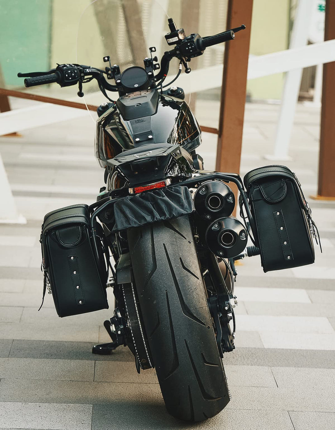 Saddlebag Guards Support Kit Fit Sportster S 1250 RH1250 - Kemimoto