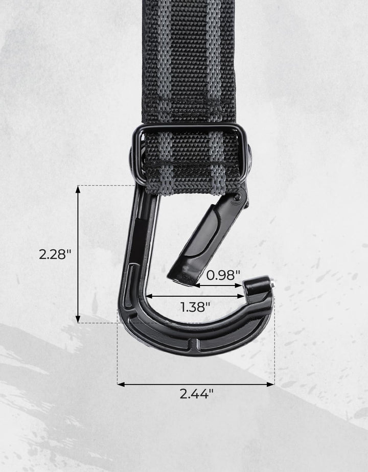2 pcs UTV Helmet Hanger Hook fits 1.5" -2.0" Roll Bar for Polaris RZR, Can Am - Kemimoto