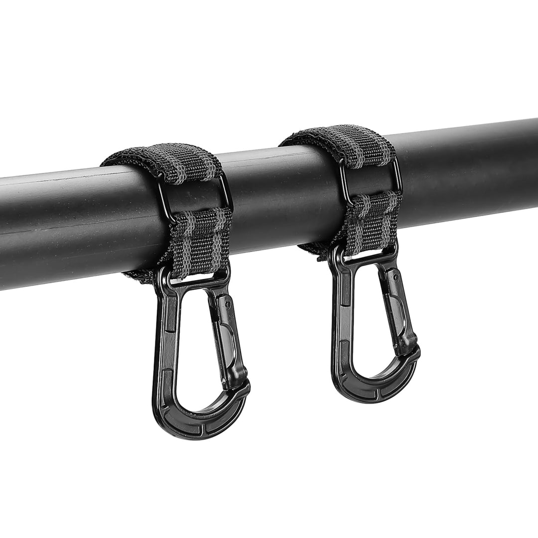 2 pcs UTV Helmet Hanger Hook fits 1.5" -2.0" Roll Bar for Polaris RZR, Can Am - Kemimoto