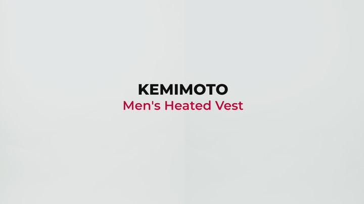 Men's Heated Vest by APP Temp Control for Skiing Hiking Hunting