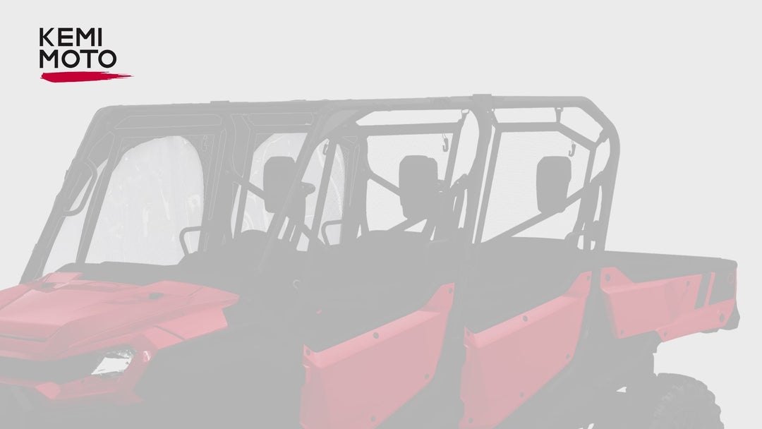 Soft Upper Door Cab Enclosure Set for Honda Pioneer 1000-6
