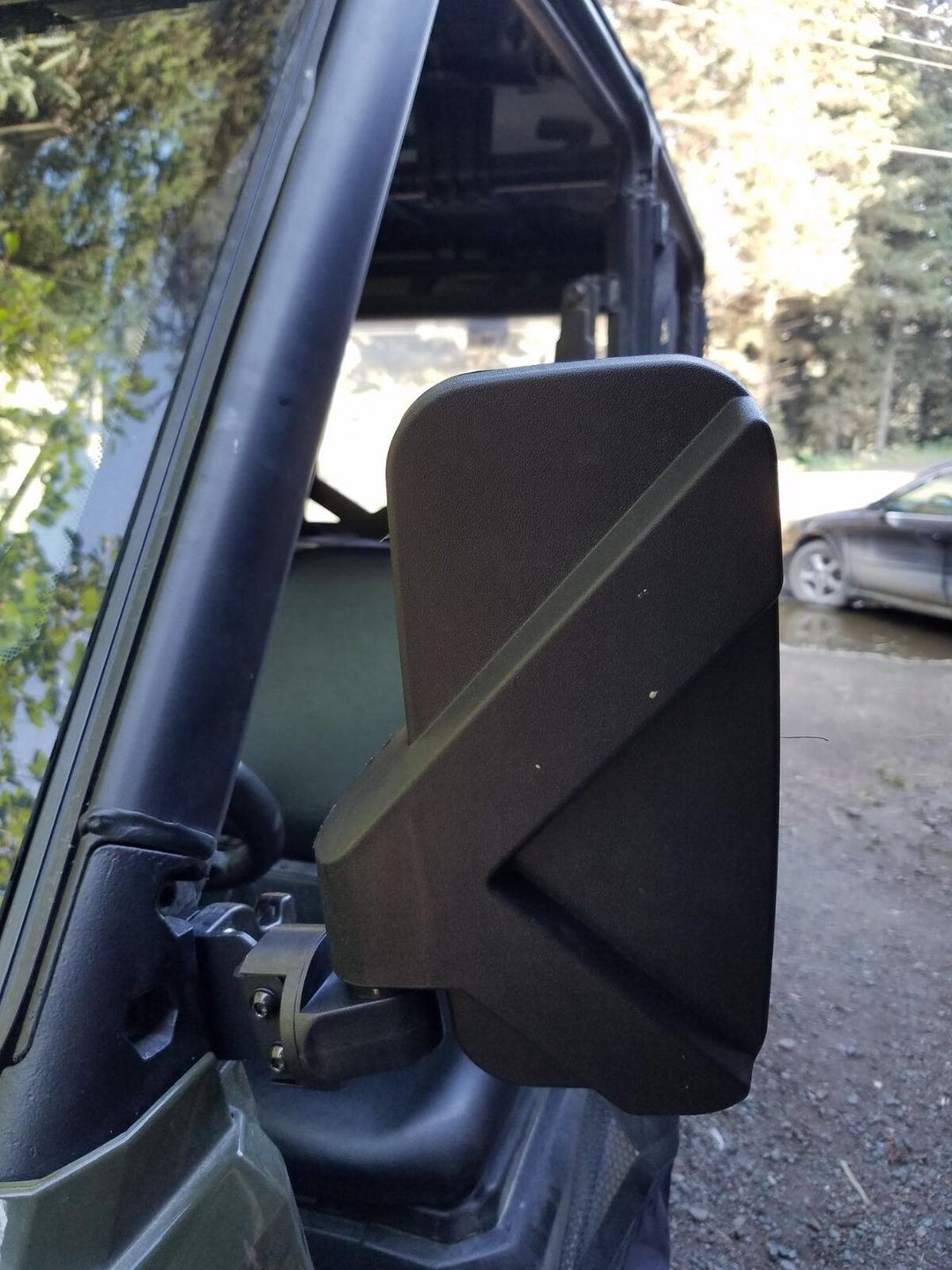 UTV Rear View Side Mirrors For Polaris Ranger XP 570/900/1000 Crew - Kemimoto