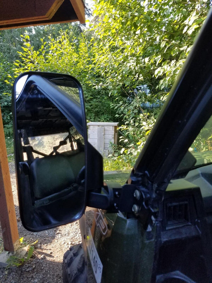 UTV Rear View Side Mirrors For Polaris Ranger XP 570/900/1000 Crew - Kemimoto